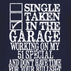 Single Taken In The Garage With 1951 Chevy Special T Shirt