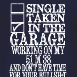 Single Taken In The Garage With 1951 M 38 T Shirt