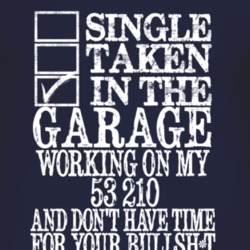 Single Taken In The Garage With 1953 Chevy 210 T Shirt