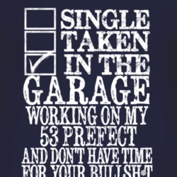 Single Taken In The Garage With 1953 Prefect T Shirt