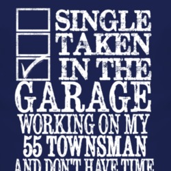 Single Taken In The Garage With 1955 Chevy Townsman T Shirt