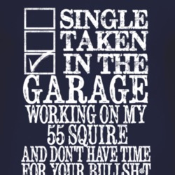 Single Taken In The Garage With 1955 Squire T Shirt