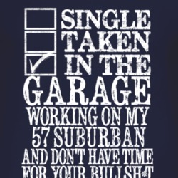 Single Taken In The Garage With 1957 Dodge Suburban T Shirt