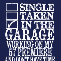Single Taken In The Garage With 1957 Lincoln Premiere T Shirt