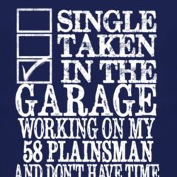 Single Taken In The Garage With 1958 Chrysler Plainsman T Shirt