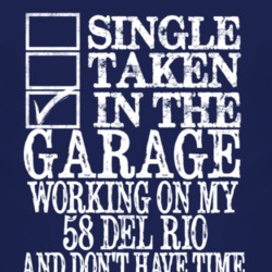 Single Taken In The Garage With 1958 Del Rio T Shirt