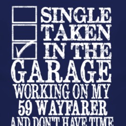 Single Taken In The Garage With 1959 Chrysler Wayfarer T Shirt