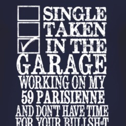 Single Taken In The Garage With 1959 Pontiac Parisienne T Shirt
