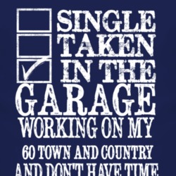 Single Taken In The Garage With 1960 Chrysler Town and Country T Shirt