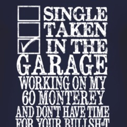 Single Taken In The Garage With 1960 MERCURY MONTEREY T Shirt