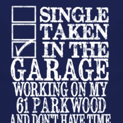 Single Taken In The Garage With 1961 Chevy Parkwood T Shirt