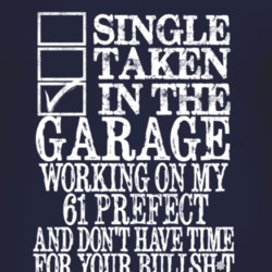 Single Taken In The Garage With 1961 Prefect T Shirt