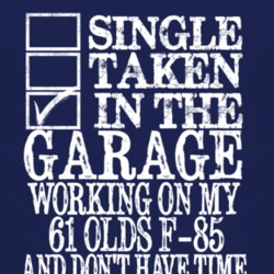 Single Taken In The Garage With 1961 Oldsmobile Olds F-85 T Shirt