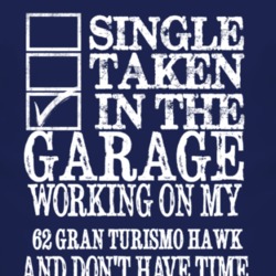 Single Taken In The Garage With 1962 Studebaker Gran Turismo Hawk T Sh