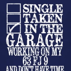 Single Taken In The Garage With 1963 FJ 9 T Shirt