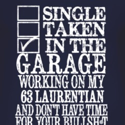 Single Taken In The Garage With 1963 Pontiac Laurentian T Shirt