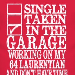 Single Taken In The Garage With 1964 Pontiac Laurentian T Shirt