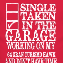 Single Taken In The Garage With 1964 Studebaker Gran Turismo Hawk T Sh