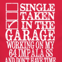 Single Taken In The Garage With 1964 CHEVY IMPALA SS T Shirt
