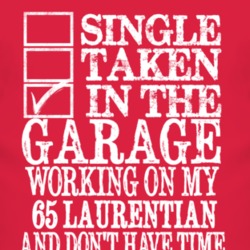 Single Taken In The Garage With 1965 Pontiac Laurentian T Shirt