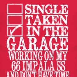 Single Taken In The Garage With 1966 CHEVY IMPALA SS T Shirt