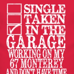 Single Taken In The Garage With 1967 MERCURY MONTEREY T Shirt