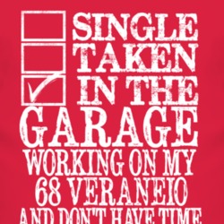Single Taken In The Garage With 1968 Chevy Veraneio T Shirt