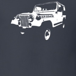 1980 Renegade CJ-7 Side View Dark Color T Shirt