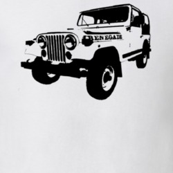 1980 Renegade CJ-7 Side View Light Color T Shirt