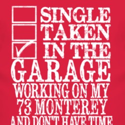 Single Taken In The Garage With 1973 MERCURY MONTEREY T Shirt