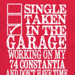 Single Taken In The Garage With 1974 Chevy Constantia T Shirt