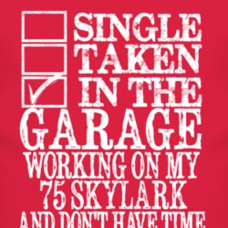 Single Taken In The Garage With 1975 BUICK SKYLARK T Shirt