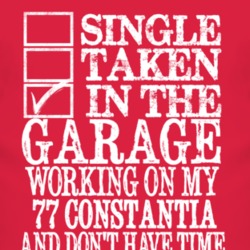 Single Taken In The Garage With 1977 Chevy Constantia T Shirt