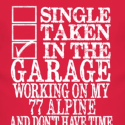 Single Taken In The Garage With 1977 Chrysler Alpine T Shirt