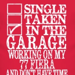 Single Taken In The Garage With 1977 Fiera T Shirt