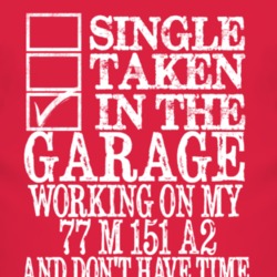 Single Taken In The Garage With 1977 M 151 A2 T Shirt