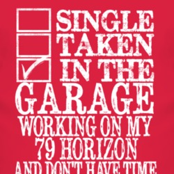 Single Taken In The Garage With 1979 Chrysler Horizon T Shirt
