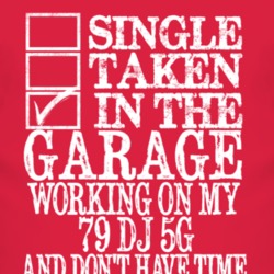 Single Taken In The Garage With 1979 DJ 5G T Shirt