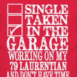 Single Taken In The Garage With 1979 Pontiac Laurentian T Shirt