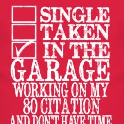Single Taken In The Garage With 1980 Chevy Citation T Shirt