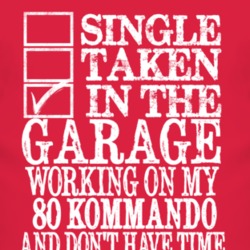 Single Taken In The Garage With 1980 Chevy Kommando T Shirt