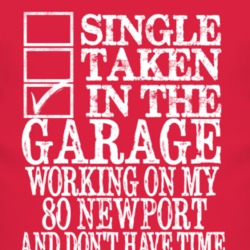Single Taken In The Garage With 1980 Chrysler Newport T Shirt