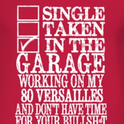 Single Taken In The Garage With 1980 Lincoln Versailles T Shirt