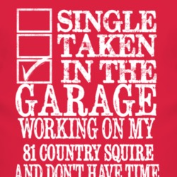 Single Taken In The Garage With 1981 Country Squire T Shirt