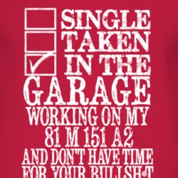 Single Taken In The Garage With 1981 M 151 A2 T Shirt