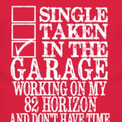 Single Taken In The Garage With 1982 Chrysler Horizon T Shirt
