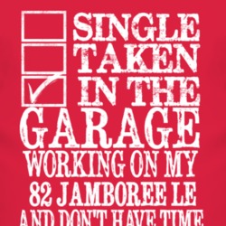 Single Taken In The Garage With 1982 Jamboree LE T Shirt