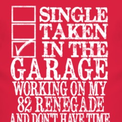 Single Taken In The Garage With 1982 Renegade T Shirt