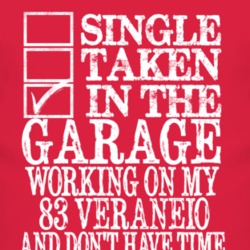 Single Taken In The Garage With 1983 Chevy Veraneio T Shirt