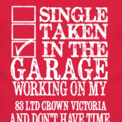 Single Taken In The Garage With 1983 LTD Crown Victoria T Shirt